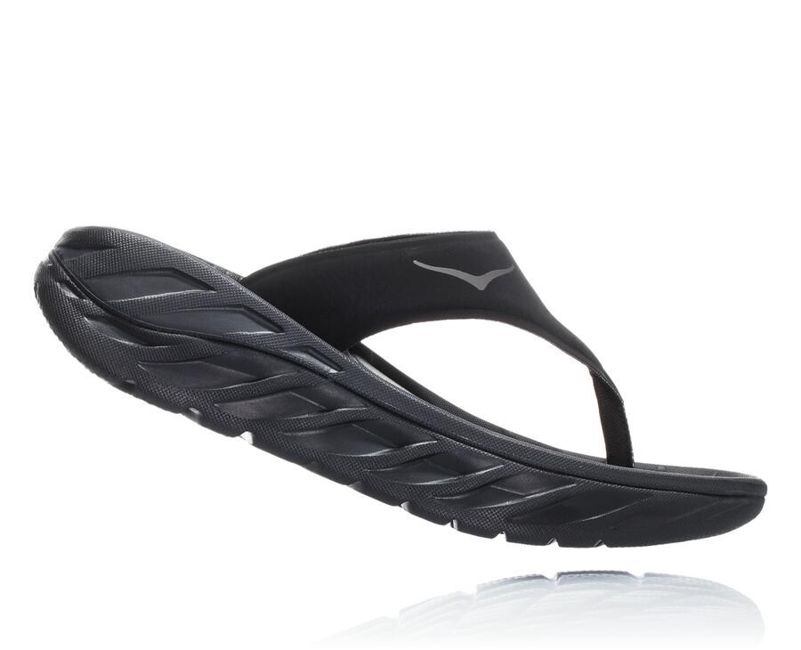 Hoka One One Sandalen Dames - Ora Recovery Flip - Zwart - EH7503912